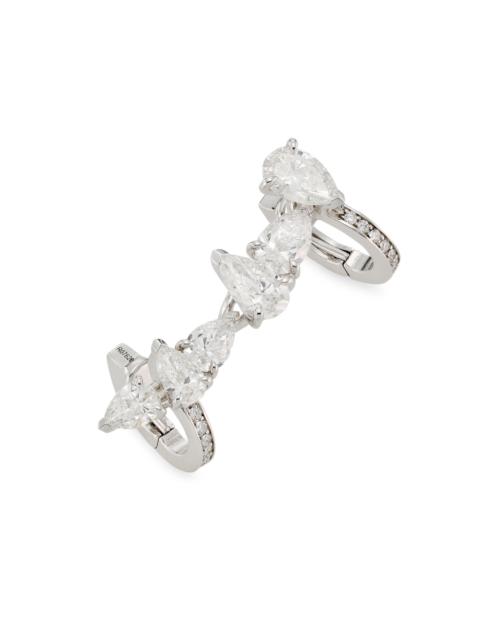 REPOSSI Women's Serti Sur Vide 18K White Gold & 1.78 TCW Diamond Single Ear Cuff - Left Or Right - White Gol