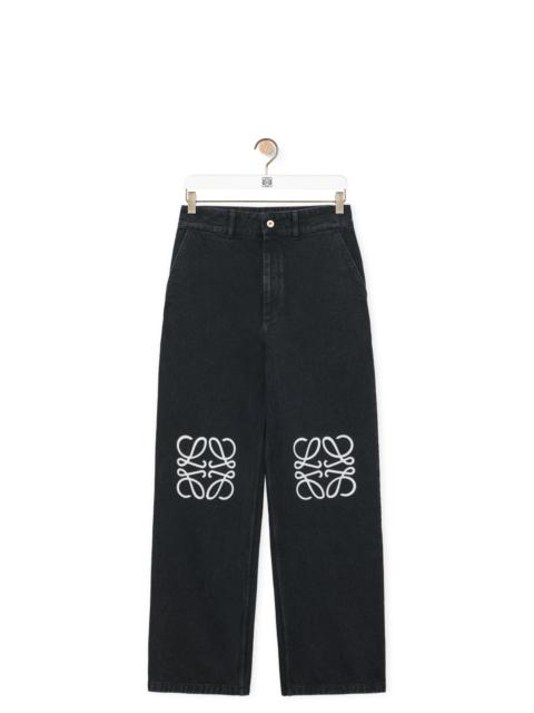 Loewe Anagram baggy jeans in denim