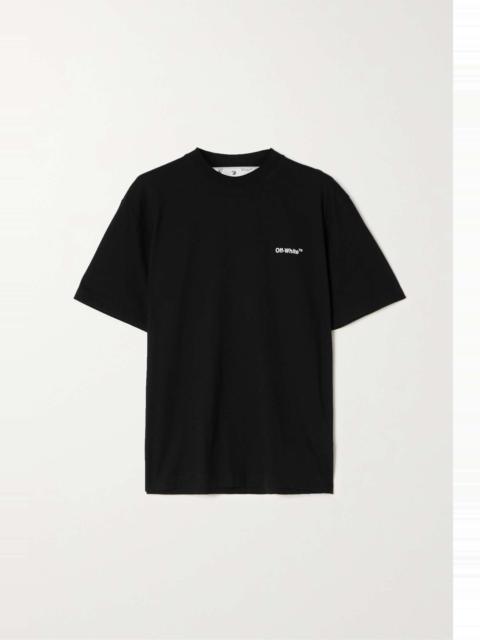 Off-White Printed cotton-jersey T-shirt