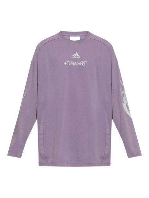 adidas long-sleeve graphic-print T-shirt