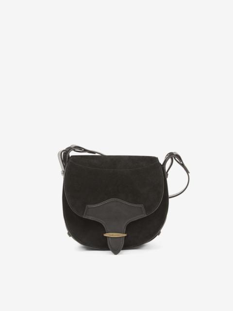 BOTSY SMALL SATCHEL SUEDE LEATHER BAG