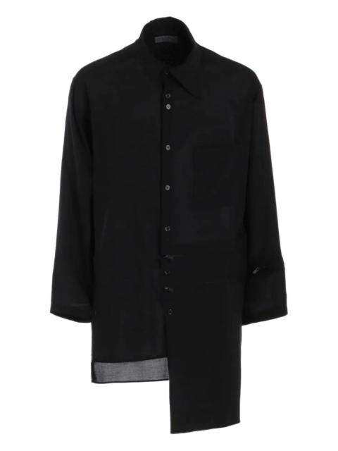 Yohji Yamamoto chest pouch pocket blouse