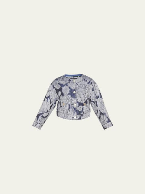 GIORGIO ARMANI Paisley Crop Jacket