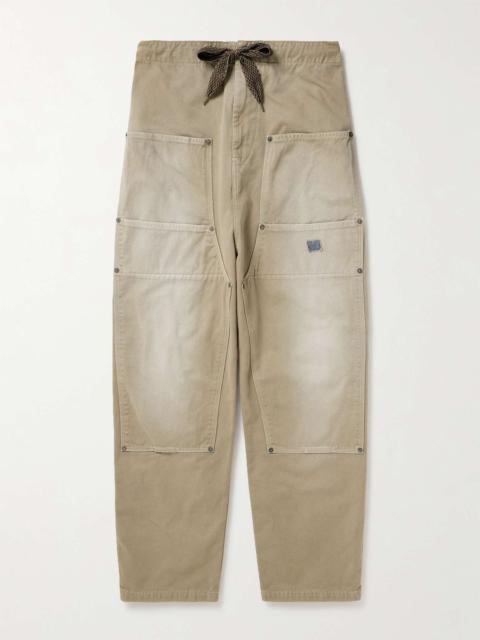 Kapital Katsugari Straight-Leg Cotton-Twill Drawstring Trousers