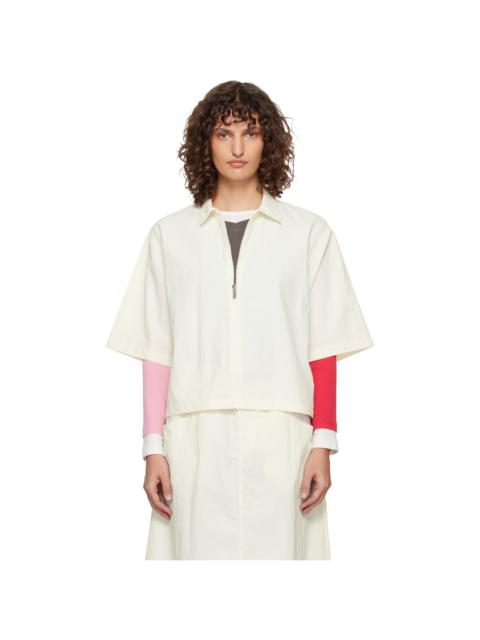 The North Face Off-White TNF Red Box Nylon Short-Sleeve Shirt
