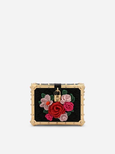 Dolce & Gabbana Raffia crochet Dolce Box bag