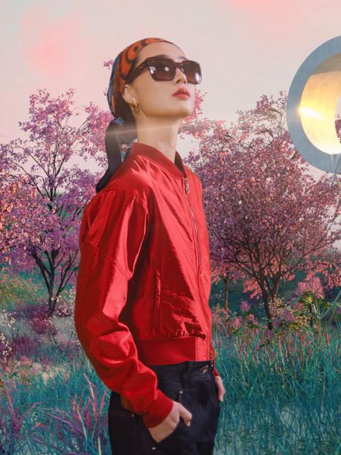 FERRAGAMO SATIN BOMBER