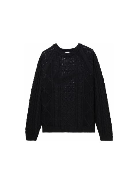 Nike Nike Cable Knit L/S Sweater (Asia Sizing) Black