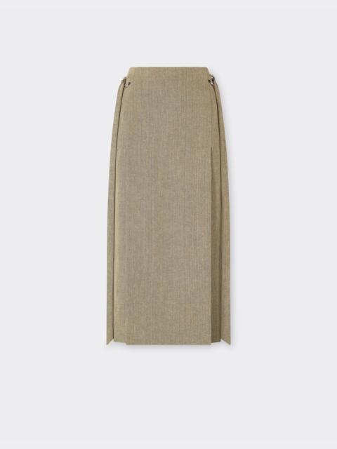 Ferrari Midi skirt in faded twill