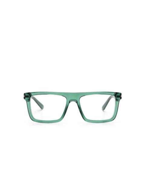 square-frame glasses