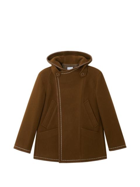 ADER error hooded stitch coat