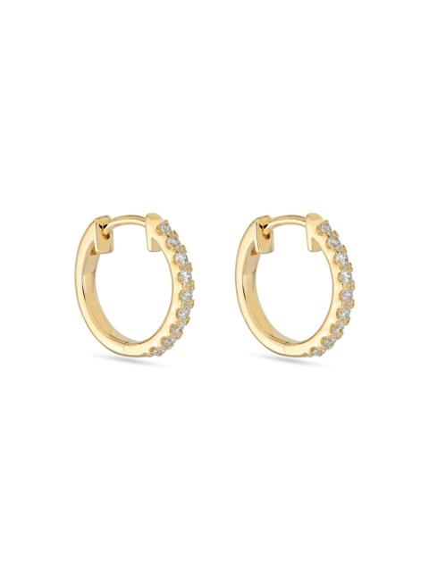STONE AND STRAND Classic Pave Huggies