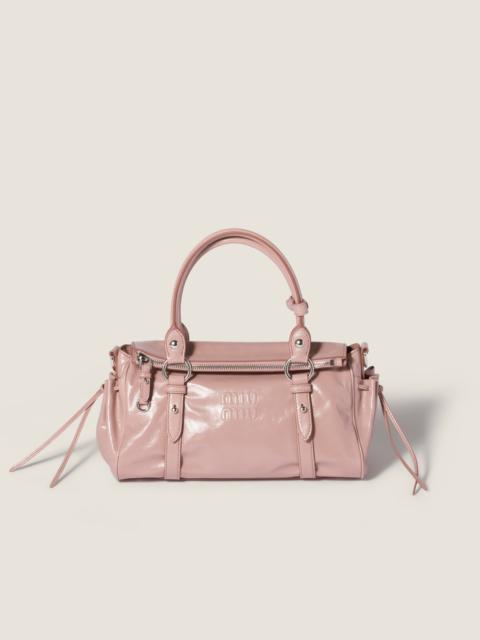 Miu Miu Glossy leather handbag