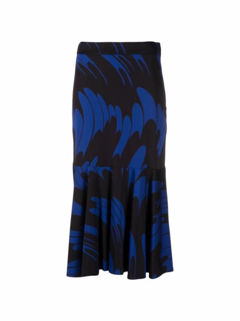 Stella McCartney Haya ruffle-hem skirt