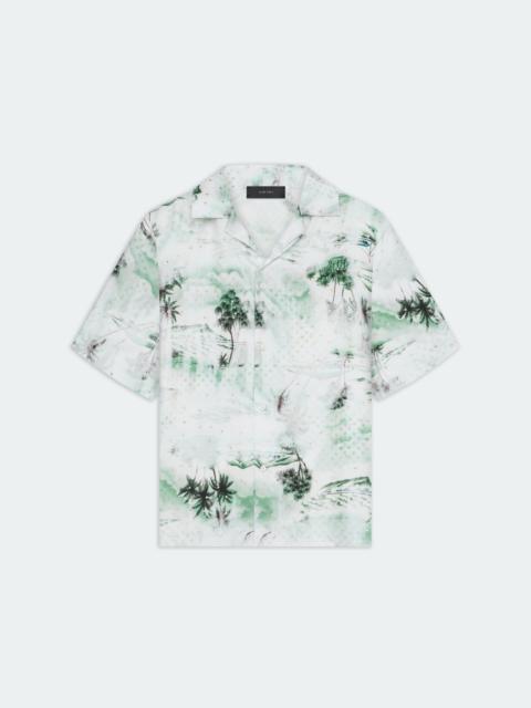 AMIRI HAWAIIAN PRINT BOWLING SHIRT