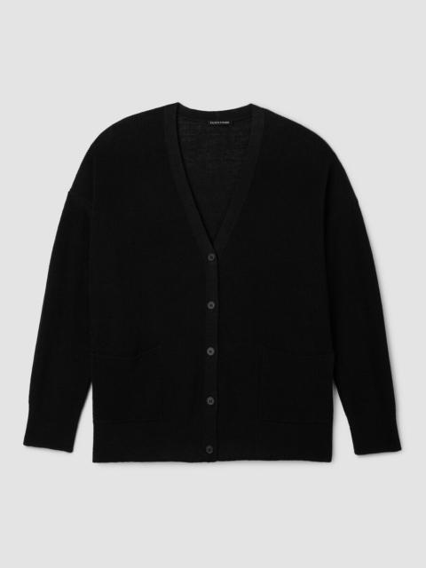 EILEEN FISHER Organic Linen Cotton Slouchy Long Cardigan