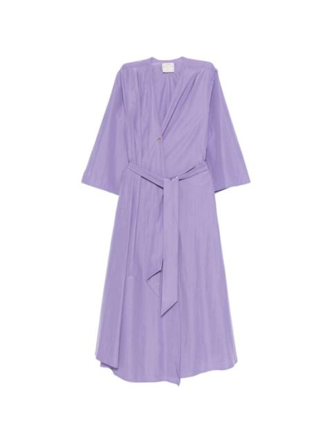 forte_forte belted midi dress