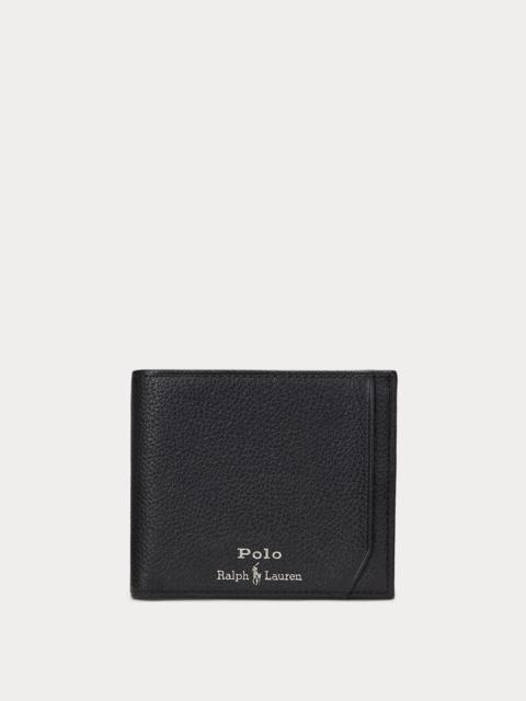 Polo Ralph Lauren Pebbled Leather Billfold Wallet
