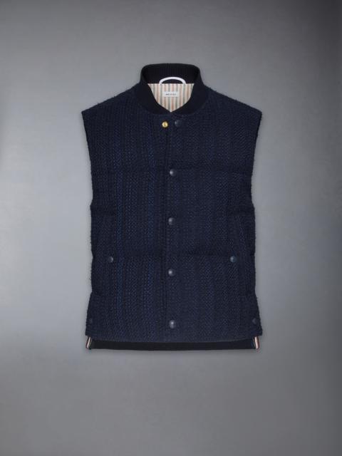 Thom Browne TWEED DOWNFILLED VEST