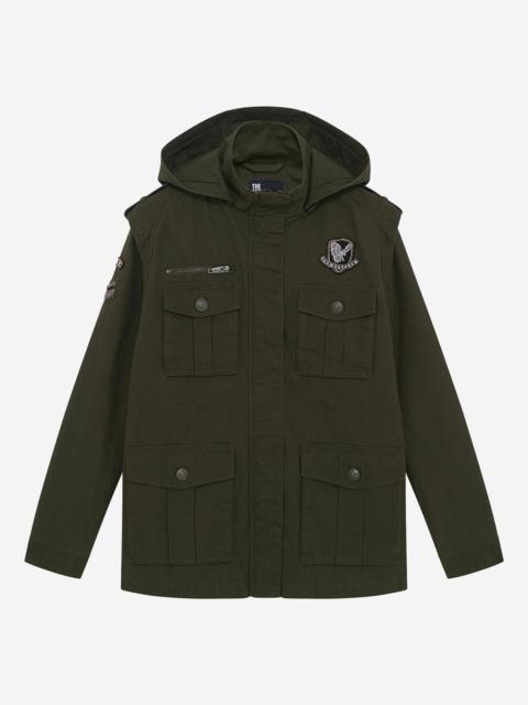 The Kooples KHAKI HOODED PARKA