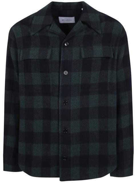 AMI Paris Overshirt Wide Camp "Wide Camp" Collar