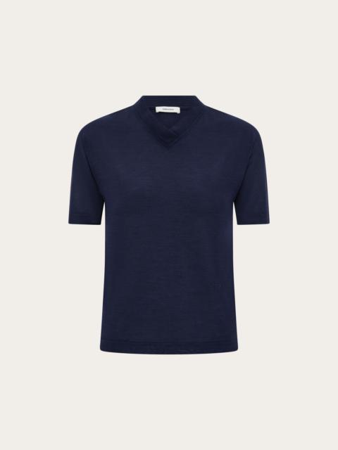 FERRAGAMO Silk T-shirt