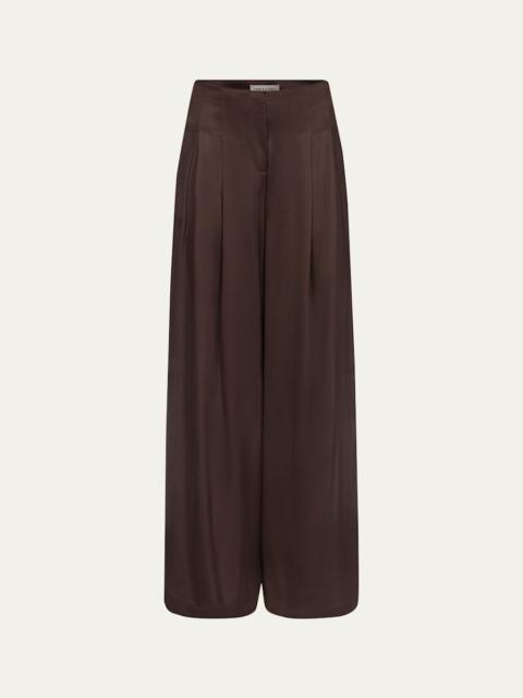 TWP Drew Silk Wide-Leg Pants