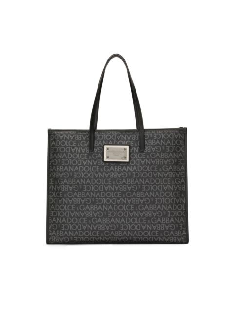 Dolce & Gabbana logo-plaque tote bag