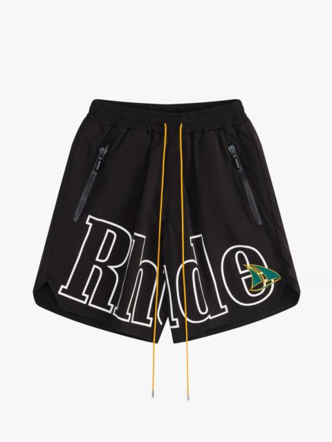 RHUDE ST.TROPEZ CREST LOGO SHORT