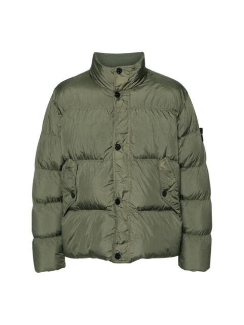 compass-badge puffer jacket