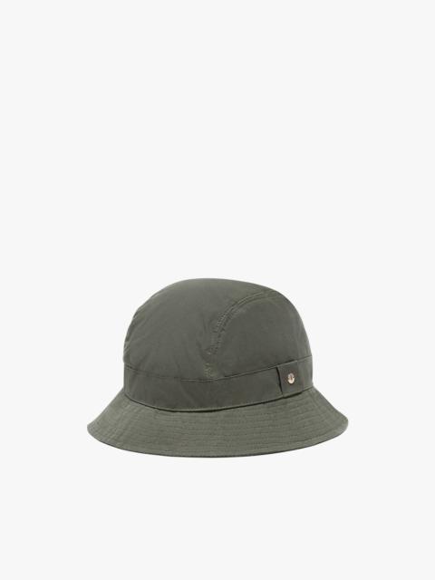 Mackintosh RAINIE GREEN WAXED COTTON BUCKET HAT