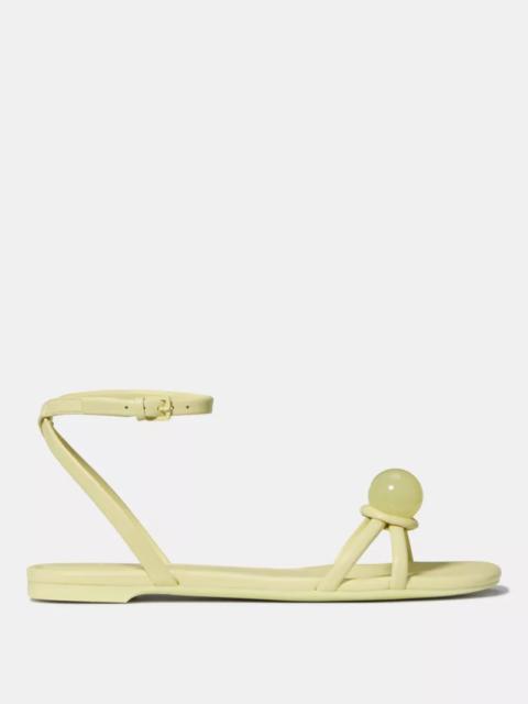 kate spade Harmony Smooth Leather Flat Sandal