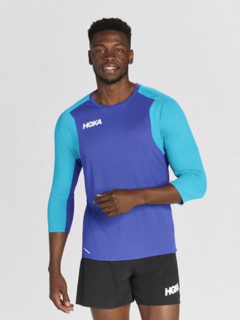 HOKA Men's Glide 3/4 Sleeve