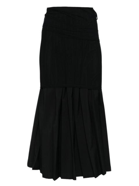 Aspesi asymmetric maxi skirt