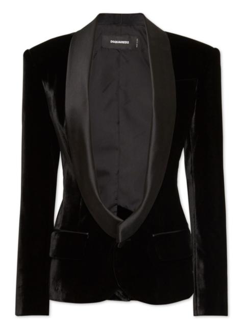 DSQUARED2 shawl-lapels single-breasted blazer