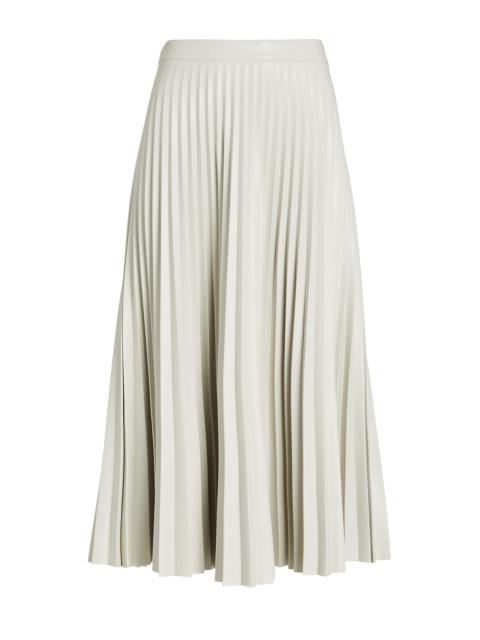 Proenza Schouler Pleated Faux Leather Midi Skirt