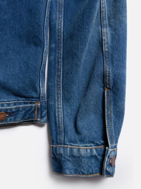 Nudie Jeans Danny Greasy Denim Jacket Mid Blue