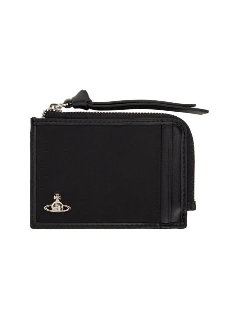 Vivienne Westwood Black Zip Card Holder