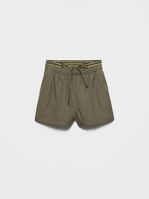 Prada Poplin shorts