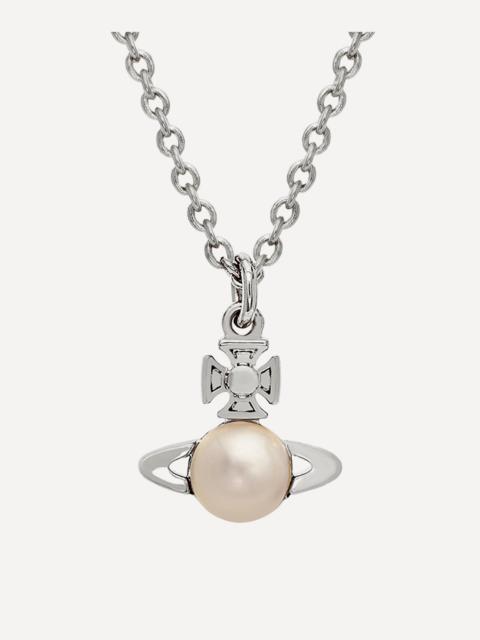 Vivienne Westwood Platinum-Tone Balbina Pearl Pendant Necklace