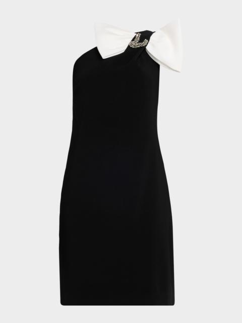 SACHIN & BABI Odette Sleeveless One-Shoulder Bow Dress