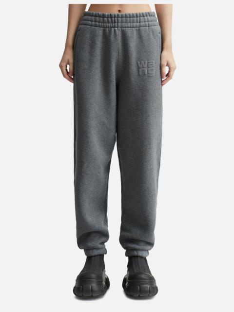 alexanderwang.t GLITTER TERRY SWEATPANTS