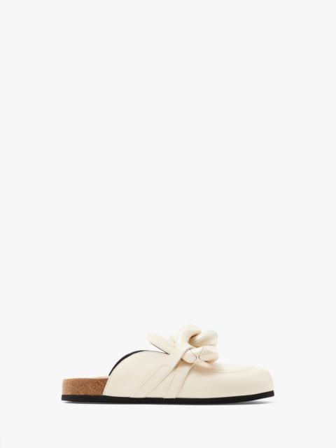 JW Anderson CHAIN LOAFER LEATHER MULES