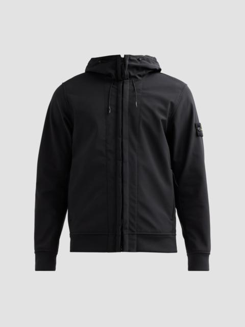 Stone Island Men's Lightweight Hooded Jacket - Black