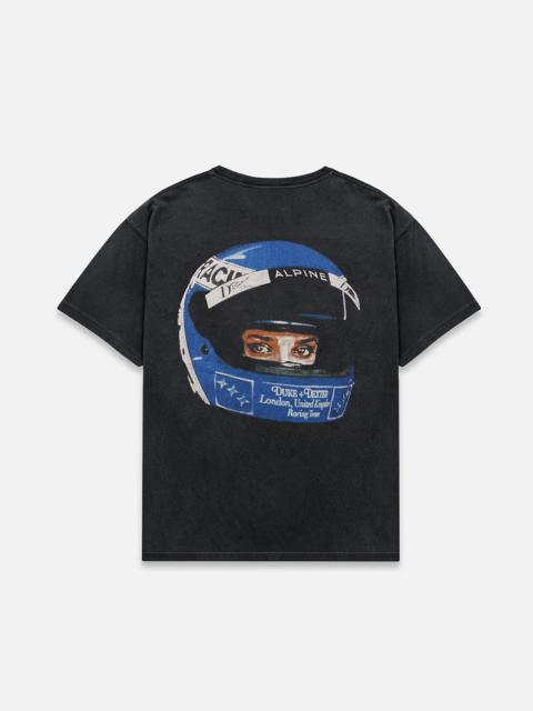 DUKE + DEXTER Alpine Formula One Team Helmet Washed Black T-Shirt