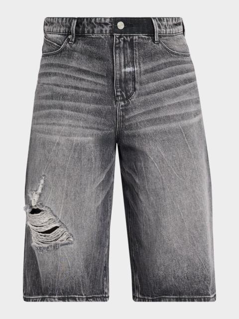 RTA Men's Gustavo Denim Bermuda Shorts