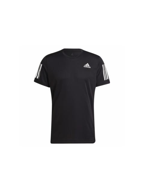 adidas adidas Own the Run Tee Black/Reflective Silver