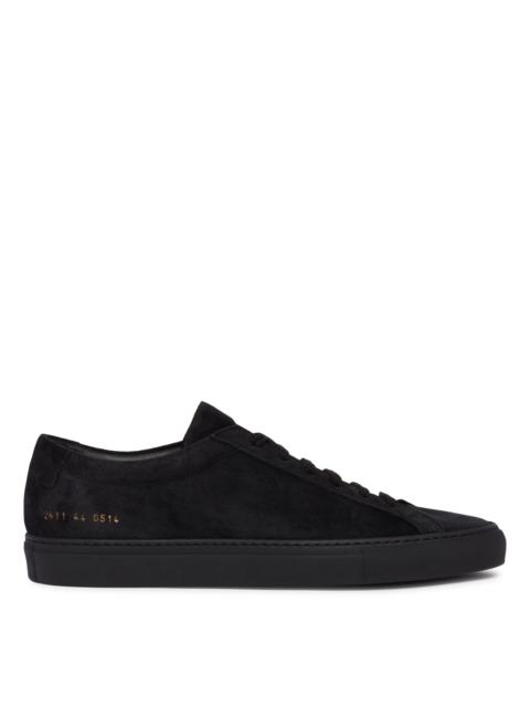 Common Projects Black Suede Original Achilles Low Sneakers