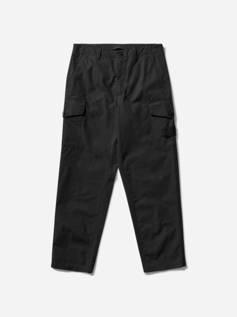 Men's Ghost Piece Weatherproof Cotton Canvas Cargo Pants Black