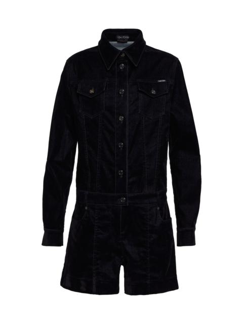 TOM FORD Denim playsuit